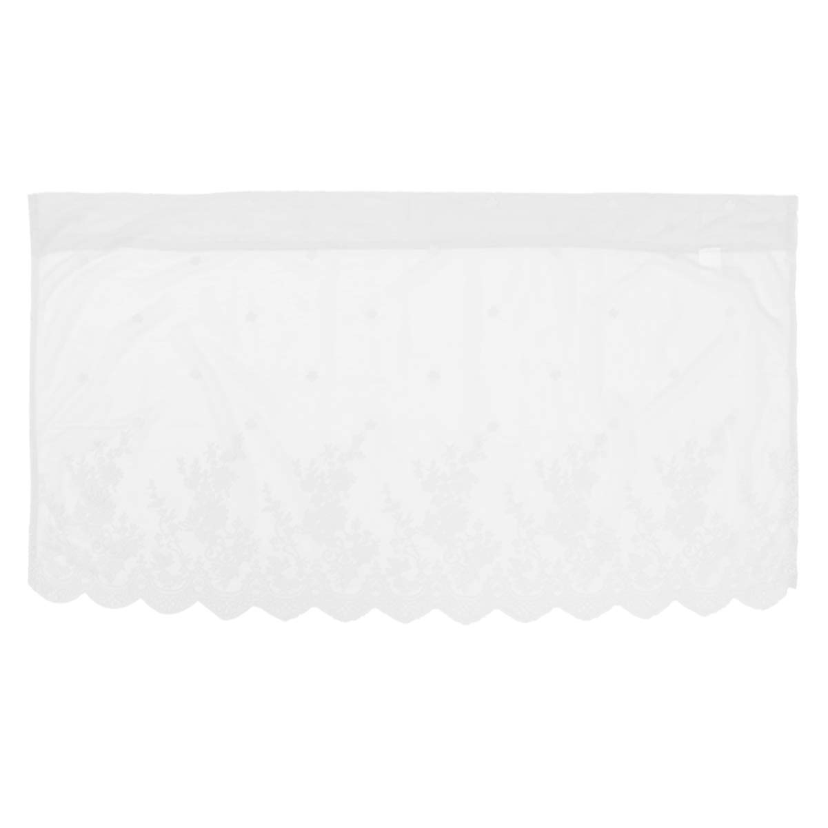 BESPORTBLE 1 ADET 137X61 CM Kısa Küçük Tül Yarım Valance Pencere Mutfak Dolabı () için Window Valances