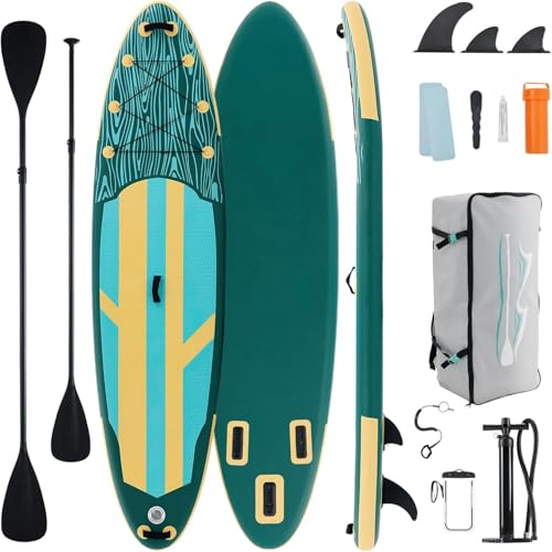 KMFurnila Inflatable Stand Up Paddle Board for All Skill Levels