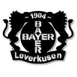 BUYLUX Cuadro Escudo Leverkusen Pared Madera - Decoracion Habitacion, Hogar Moderno - Regalos Originales para Hombre, Niño - Cuadros Decoracion Salon Modernos - Poster Futbol (Bayern Leverkusen)