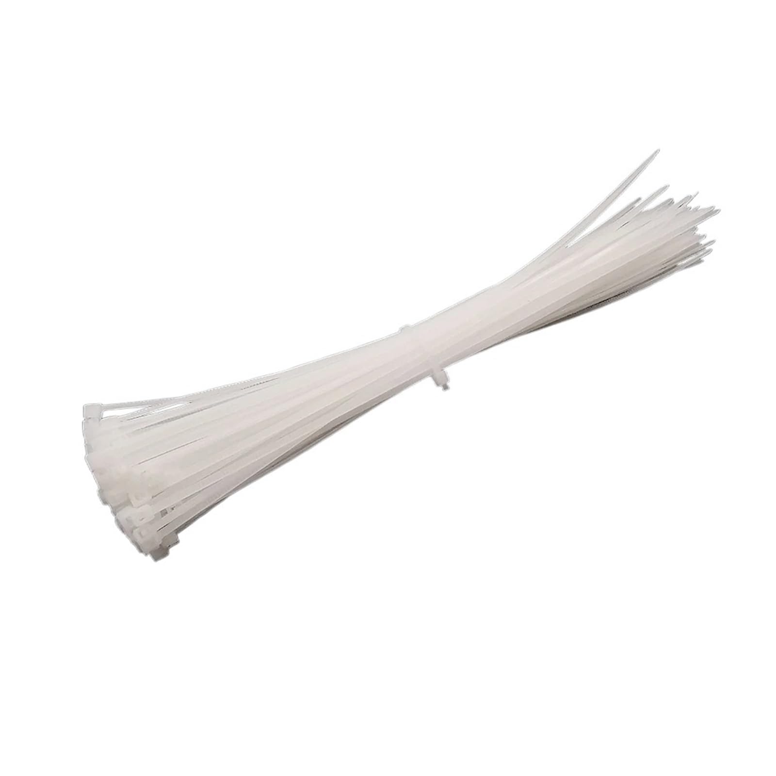 L6nqiag 3X100 Width 1.8Mm Nylon Cable Ties Self-Locking Plastic Nylon Tie White Organiser Fasten Cable Wire Zip Ties(,50Pcs)