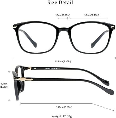 Image of LifeArt Blue Light Blocking Glasses, Anti Eyestrain, Computer Reading Glasses for Women /Men