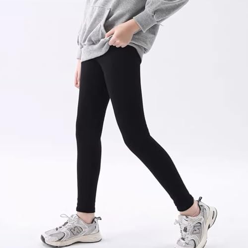 VVEEWUU Baby Girls Basic Leggings Toddler and Big Girls Leggings Spandex Stretch Pants Kids Athletic Leggings Pack of 42