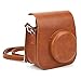 Custodia per Fotocamera, Borsa a Tracolla/messaggero per Fotocamera Vintage in PU, Custodia Protettiva e Portatile in Peluche con Rivestimento Inverso Fotocamera per Fujifilm per Instax Mini 11/9/8