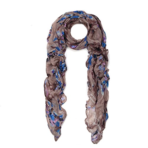 Elegant Abstract Cherry Blossom Sakura Floral Scarf Wrap