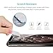 FZZSZS Case for Tecno Spark 7 + Screen Protector Tempered Glass Protective Film,Soft Silicone Black Shell Gel Flexible TPU Case Cover for Tecno Spark 7 (6.5