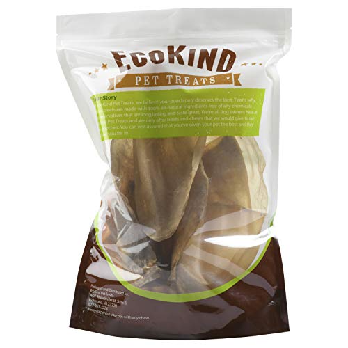 Healthy Dog Chews – Premium Cow Ears for Dogs – Long Lasting & Nutritional Pet Chew Treats – Sourced from Grass Fed Cattle – USDA/FDA Approved – Rich Taste & Chewy Texture for All Breeds – 12-Pack