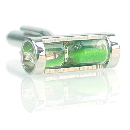 Manijas para camisa de reloj de arena color verde miniatura 4