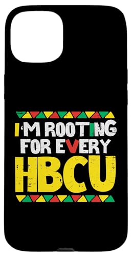 Black History Rooting For Every HBCU Teacher �����Y ���f�B�[�X �L�b�Y �X�}�z�P�[�X iPhone 15 Plus �p