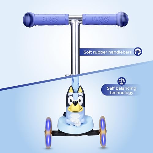 Image of Kick Scooter for Kids, 3 Wheel Self Balancing, Light Up LED Wheels