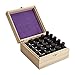 Soligt 25 Slot Extra High Essential Oil Storage, Holds 25 5-15ml Essential Oils Bottle & 10ml Roller Bottles