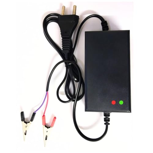 Image of TechSupreme 12 Volt 2 Amp Battery Charger for Bike, Car, UPS Battery Charger Worldwide Adaptor
