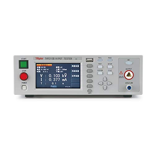 TH9310B AC Hipot Tester with AC Current 0-10mA, AC Voltage 0-5000V