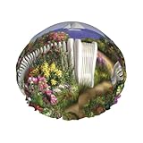 Option cadeau unique : durable et adapté aux femmes, cet accessoire de bain imprimé peinture diamant phare pour femme est un cadeau pratique et attentionné pour la famille et les amis en toute occasion.