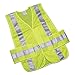 AbilityOneÂ® - NSN5984875 - Class 2 ANSI 107-2010 Compliant Safety Vest - Front Closure w/Pockets - OSFA - Yellow/Lime/Silver Trim