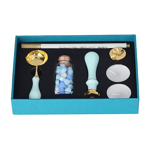 Set Vintage de Sellos para Cera con Mango Desmontable miniatura 2