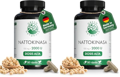 Green Naturals® Nattokinase (20.000 FU/g) – 365 capsule – Dosaggio