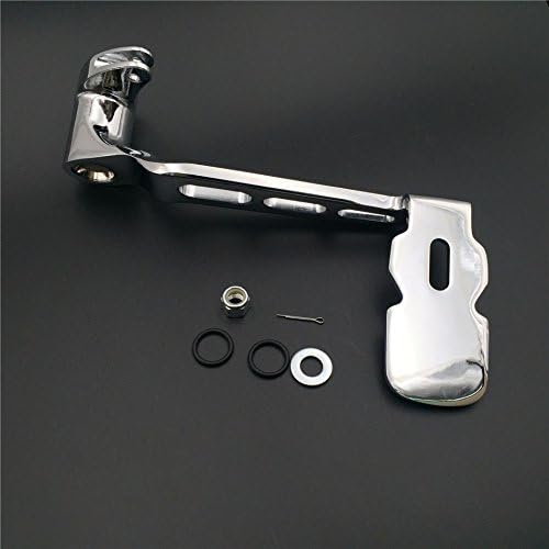 HTT Motorcycle Chrome Rear Brake Lever Brake Pedal Foot Lever Three-Hollow-Out Fit 2014-later Touring Trike (Street Glide/CVO/Tri)
