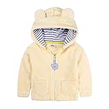 mädchen teddy fleece jacke 【SUPER NETTE HAUBE】- Jeder Wintermantel hat winzige kleine 