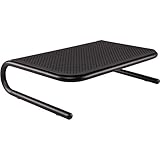 STAPLES 643687 Standard Steel Monitor Stand Black