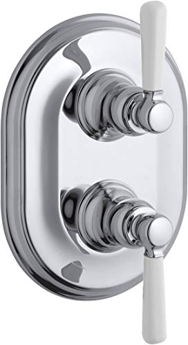 Lowest Price Kohler K-T10594-4P-CP Bancroft Stacked Thermostatic Valve Trim with Ceramic Lever Handle, Valve Not Included, Polished Chrome 🔥 Cashback up to 70% Kohler K-T10594-4P-CP Bancroft Stacked Thermostatic Valve Trim with Ceramic Lever Handle, Valve Not Included, Polished Chrome