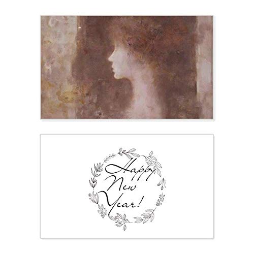Tarjeta conmemorativa con pintura al óleo Nocturnes No. 3 XJJ para año nuevo