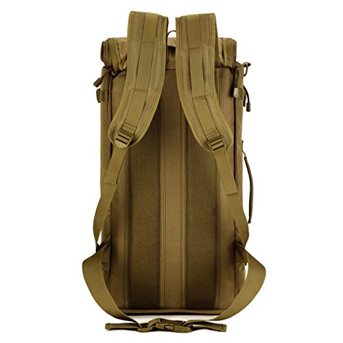Sac à dos militaire robuste d'alpinisme en tissu résistant kaki - 4