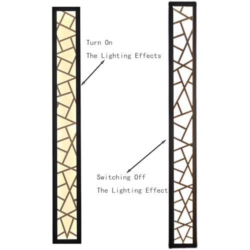 Applique Murale LED Extérieure 120CM Noire Dimmable avec Télécommande - 3