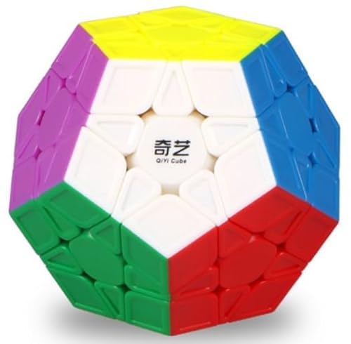 Kancharo 奇芝 キューブ【保管に便利なポーチ付き】 (ステッカーレス, Megaminx)