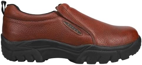 ROPER Mens Performance Slip On Casual Shoes - Brown - Size 12 W | Image 2