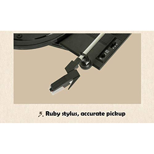 Valise Rétro Conçue, Tourne Disque, Lecteur Vinyles Bluetooth Prise en Charge De La Lecture Bluetooth, Compatible avec… - Les Beatles, Paul McCartney, John Lennon, RIngo Starr, George Harrison Valise Rétro Conçue, Tourne Disque, Lecteur Vinyles Bluetooth Prise en Charge De La Lecture Bluetooth, Compatible avec… – Image 7