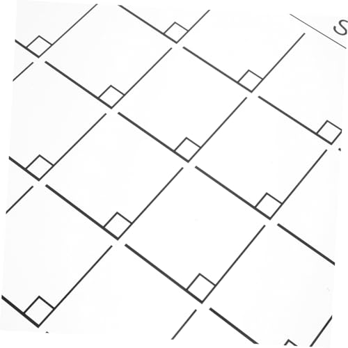 Erasable Acrylic Weekly Calendar Memo Board Hanging Wall Planner for Home Office Kitchen with Pins and Whiteboard Marker Reusable Household Dry Erase Board Random Color - Image 7