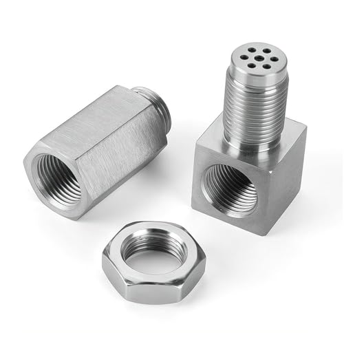 VELEGO 90 Degree O2 Oxygen Sensor Extender,90 Degrees Design Oxygen Sensor Spacer Engine Light Adapter Accessories M18*1.5 Car （1 piece）