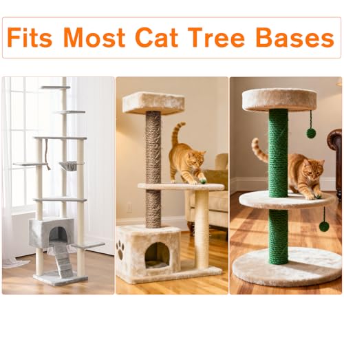 Poteaux de rechange pour arbre à chat vert dans le salon - 8