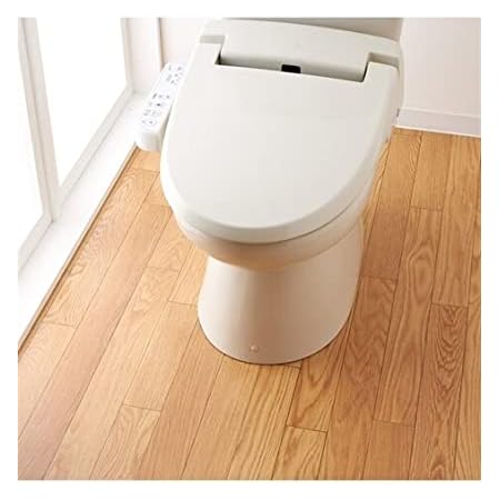 Amazon Nissen ニッセン フロアシート トイレ 木目調 防水 抗菌 サッと拭ける トイレ全面模様替えシート 厚手 日本製 木目調 ベージュ 約 91 0cm フローリングシート