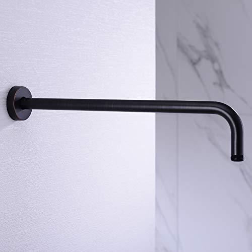 Hanebath 16 Inch Extra Long Stainless Steel Shower Arm With Flange, Oil Rubbed Bronze Shower Head Extension Arm #TOP2
