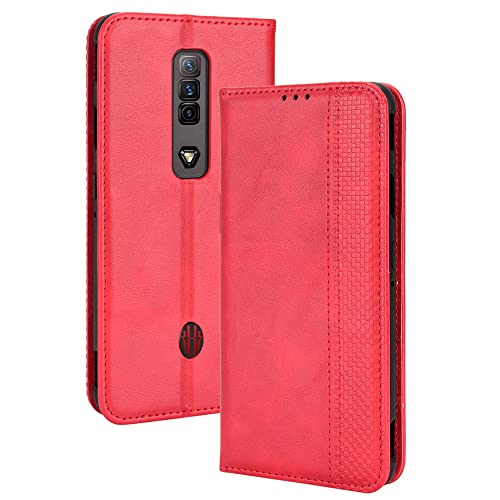Nubia Red Magic 7 / 7S �P�[�X�yMARR�z �X�}�z�P�[�X �蒠�^ �V���v�� �J�o�[ �蒠�^�P�[�X Red Magic7 / 7S ����PU ���U�[ �J�o�[ �J�[�h�|�P�b�g ���� �X�^���h�@�\�t�� �S�ʕی� �}�O�l�b�g �z�� �i���b�h