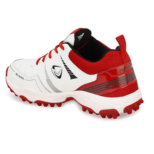 Image of PRO KVH Lightweight Cricket Shoes for Men | Rubber Spikes | Water-Resistant | All-Round Performance Footwear for Outdoor and Field Sports