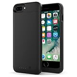MoKo Battery Case for iPhone 7 Plus / 6s Plus / 6 Plus - Portable 4000mAh Battery Pack External Rechargeable Protective Charger Case for iPhone 7 Plus / 6s Plus / 6 Plus [MFI Apple Certified] BLACK
