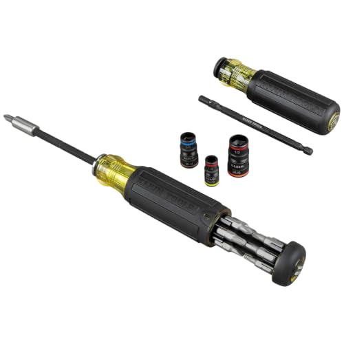 Klein 80083 Impact flip socket set and multi-bit screwdriver, 2-piece