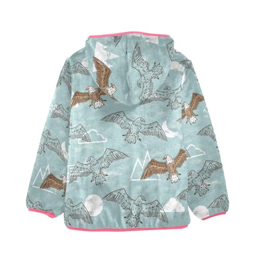 Girls Boys Fleece Jacket Coat for Toddler with Pockets, Zip Up Hoodie Winter Warm Outerwear Size 3T-10T2