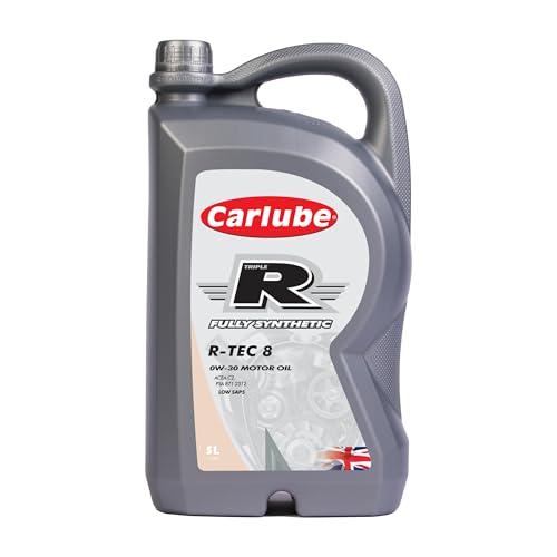 Carlube Triple R 0W-30 ACEA C2 PSA Fully Synthetic Engine Oil R-TEC 8 5L
