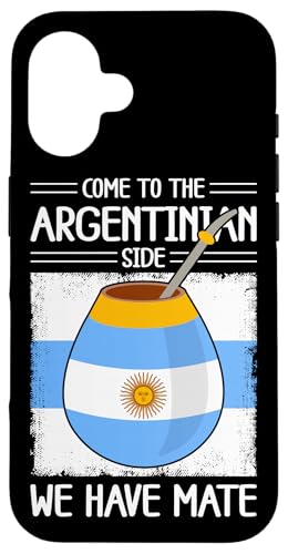 アルゼンチンの国旗 アルゼンチンのマテ茶ボンビージャ スマホケース iPhone 16 用