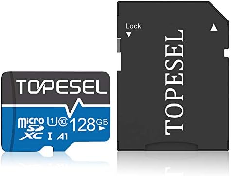 TOPESEL 128GB Micro SD Card SDXC Memory Cards UHS-I TF Card Class 10 for Camera/Phone/Galaxy/Drone/Dash Cam/GOPRO/Tablet/PC/Computer(1 Pack U1 128GB)
