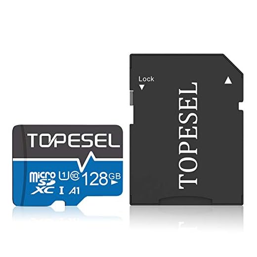 TOPESEL 128GB Micro SD Card SDXC Memory Cards UHS-I TF Card Class 10 for Camera/Phone/Galaxy/Drone/Dash Cam/GOPRO/Tablet/PC/Computer(1 Pack U1 128GB)