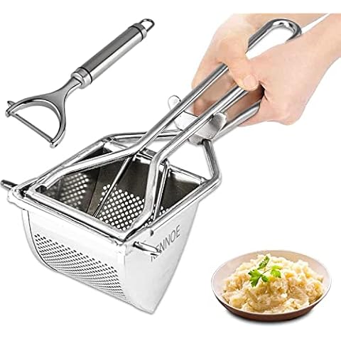 KENNOE Kartoffelpresse Edelstahl - Kartoffelstampfer Cover