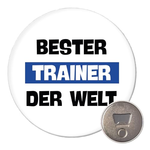 Huuraa Magnete Bester Trainer Magnete da frigorifero Regalo 59mm Apribottiglie Bester Trainer Presente
