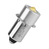 Nikou High Power LED Upgrade Led-P13.5S 3W Wymienne żarówki M-aglite LED do latarek M-agLite (rozmiar: biały 3 V)