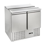 GastroHero Saladette Eco 900 mit Kühlung, 240 Liter