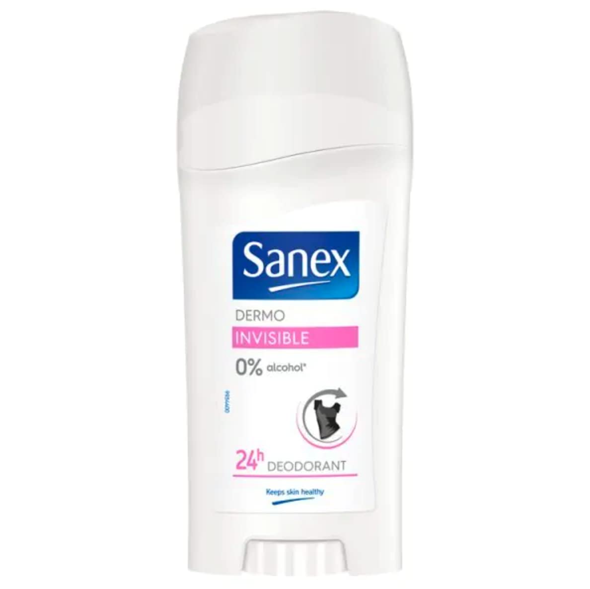 6 x 65 ml Sanex Dermo Invisible 24h Desodorante Stick (0% parabenos y alcohol)
