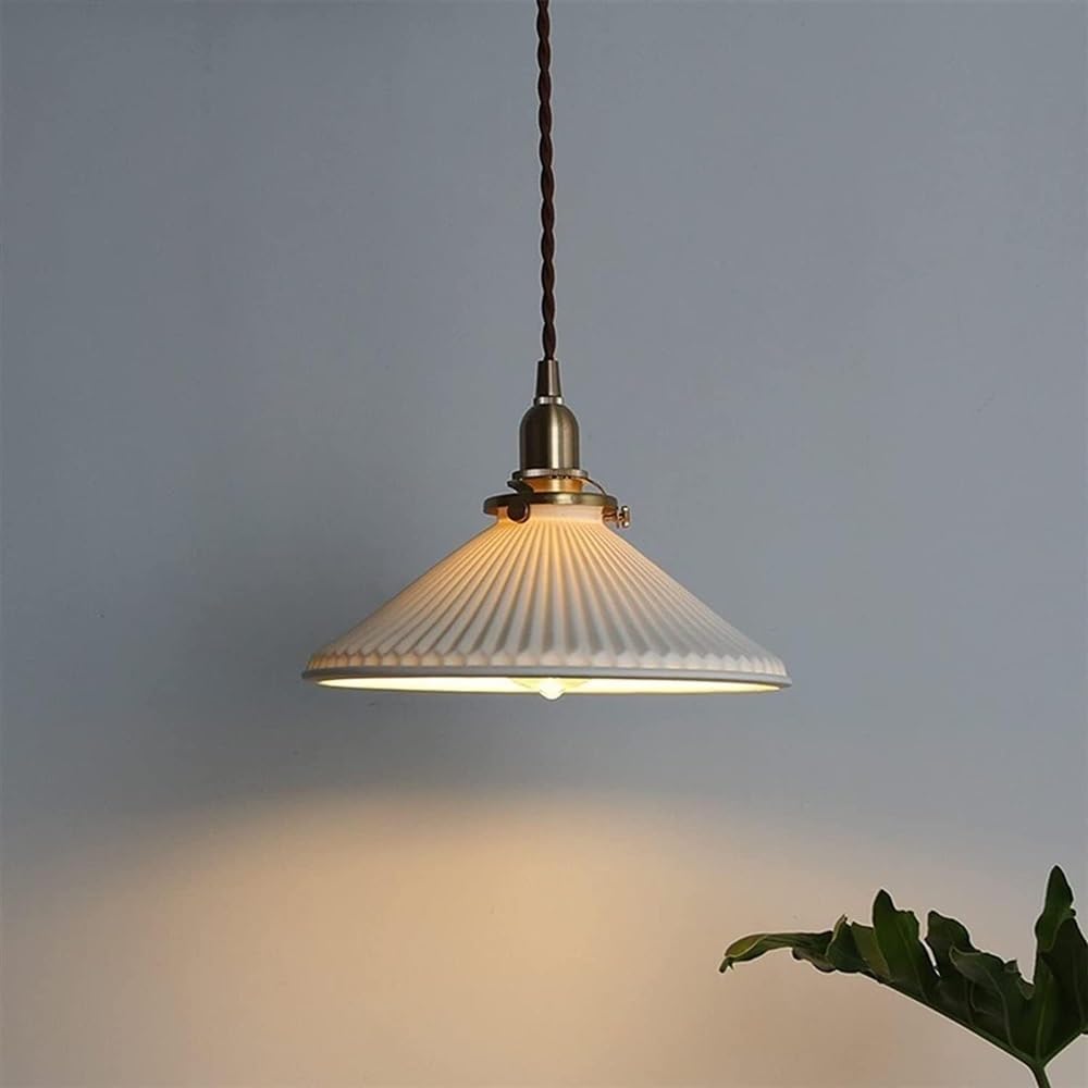 HXYSXHJUO Modern Chandelier White Ceramic Lamp Pendant Light Ceiling Lighting European Retro Nordic Bedside Entrance for Dining,Living Room,Kitchen Island Household faucets